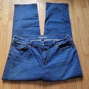 Lands End Womens Plus Size 18W Denim Jeans
